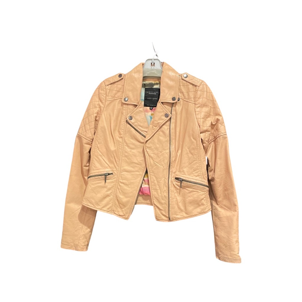 Sanctuary leather jacket. Never worn